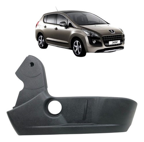 Acabamento Lateral Passageiro Lado Direito 3008 2012 2013 Preto