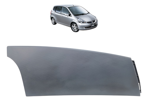 Acabamento Moldura Capa Painel Honda Fit 2004 Á 2008 Preto Animal Print