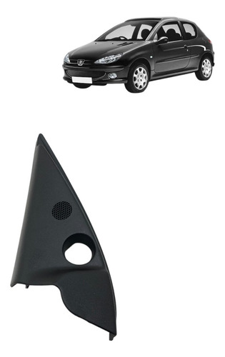 Acabamento Moldura Retrovisor Esquerdo Peugeot 206 2003 2004