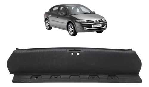 Acabamento Soleira Porta Malas Renault Megane Sedan 2006