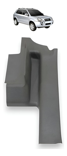 Acabamento Soleira Traseiro Esquerdo Hyundai Tucson 2011 Ori Cinza