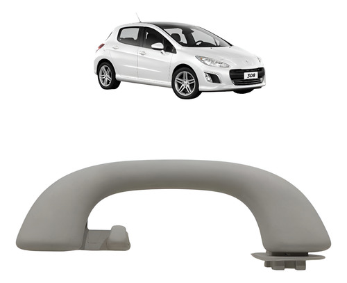 Alça Teto Pega Mao Traseiro Peugeot 308 408 2011 2012 A 2015 Preto