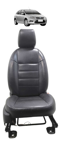Banco Couro Dianteiro Direito Passageiro Focus 2009 A 2012 Preto