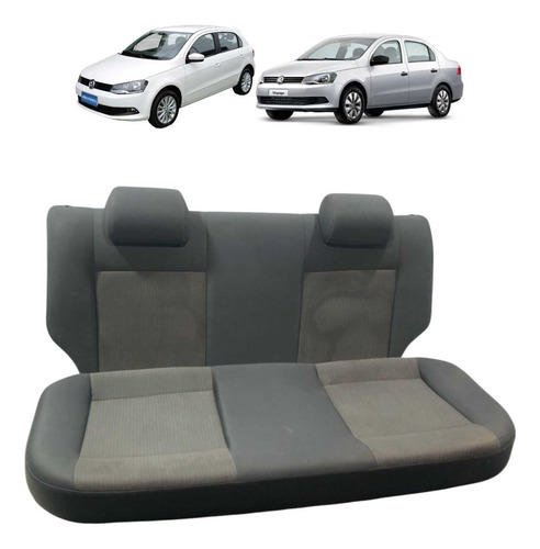 Banco Traseiro Volkswagen Gol Voyage G5 G6 G7 2009 A 2018 Preto