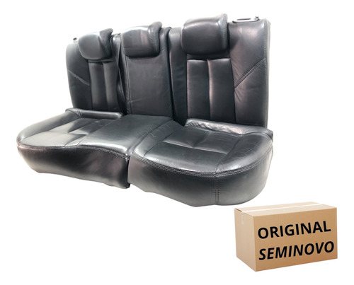 Bancos Couro Traseiro Renault Megane Sedan 2006 A 2012 Preto