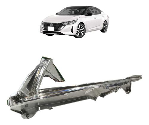 Barra Led Farol Direito Nissan Sentra 2017 2018 2019 2020