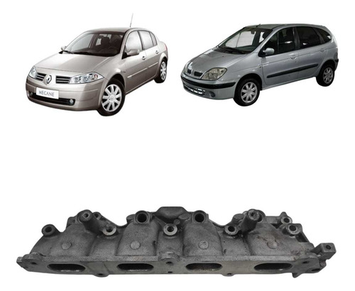 Base Coletor De Admissão Megane Duster Scenic 2.0 16v 114729