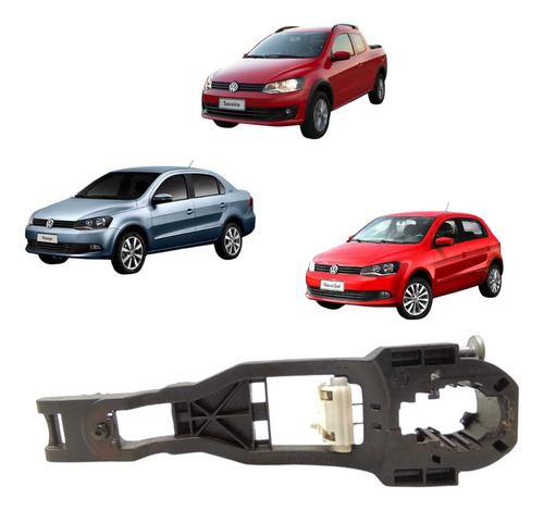 Base Maçaneta Externa Lado Esquerdo Gol Voyage Saveiro 2015