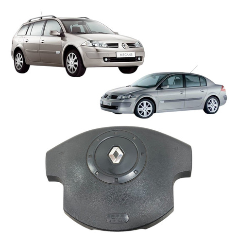 Bolsa Airbag Volante Motorista Megane 07/12 8200301513 Preto