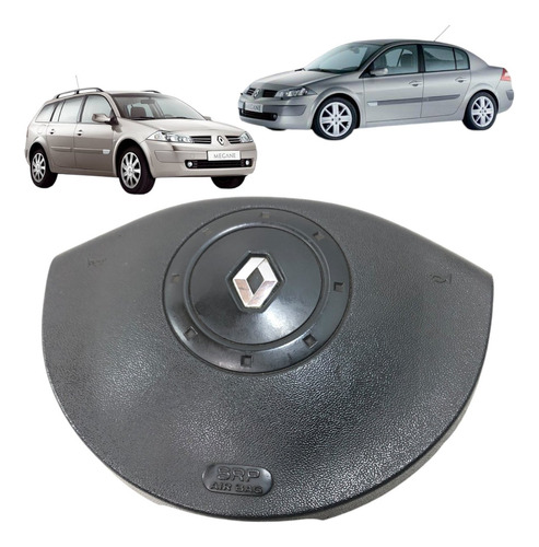 Bolsa Do Volanta Airbag Renault Megane 2006 A 2011 Preto