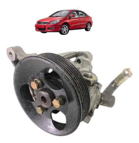 Bomba Direção Hidráulica Com Suporte Chery Cielo 2010 A 2012