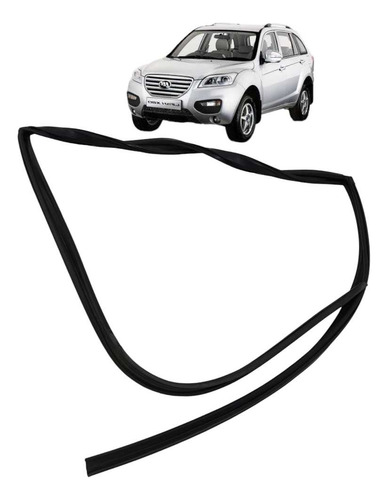 Borracha Guarnição Vidro Traseiro Esquerdo Lifan X60 12 A 19 Preto