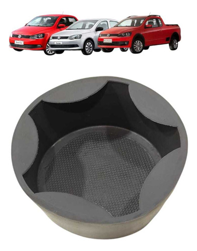 Borracha Porta Copos Gol Voyage Saveiro G5 G6 2013 A 2016