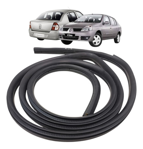 Borracha Vedação Porta Dianteira Esquerda Clio Sedan 2005