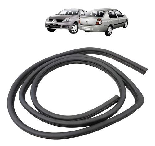 Borracha Vedação Porta Traseira Esquerda Clio Sedan 2005