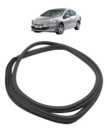 Borracha Vedação Porta Traseira Esquerda Peugeot 408 11 A 15 Preto