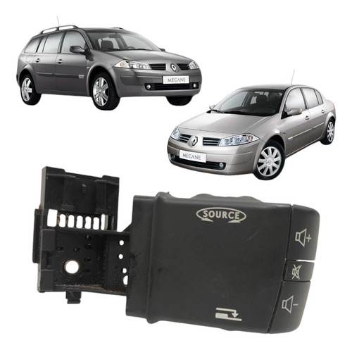 Botão Comando Som Volante Megane 2008 2009 2010 2011 2012