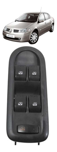 Botão Comando Vidro Dianteiro Esquerdo Megane 2007 2013