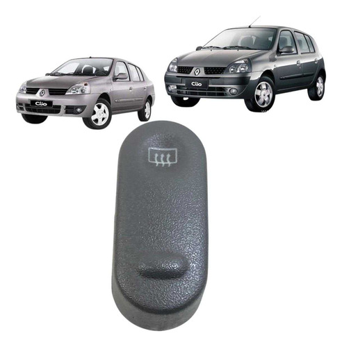 Botão Desembaçador Clio 2004 2005 2006 2007 2008 2009 2010
