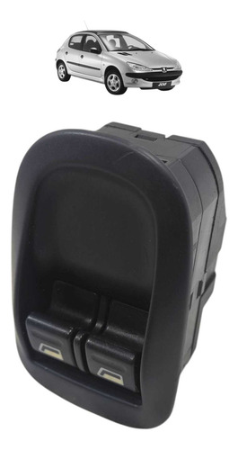 Botão Duplo Vidro Elétrico Peugeot 206 207 1999 A 2013