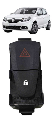 Botão Pisca Alerta Renault Logan Sandero 2016 2017 A 2022