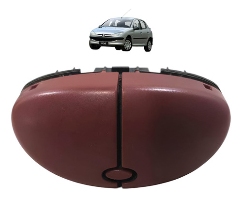 Botão Pisca Alerta Trava Peugeot 206 2000 2001 2002 A 2008