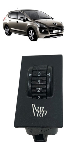 Botao Regulagem Aquecedor Banco Peugeot 3008 2012 2013 2014