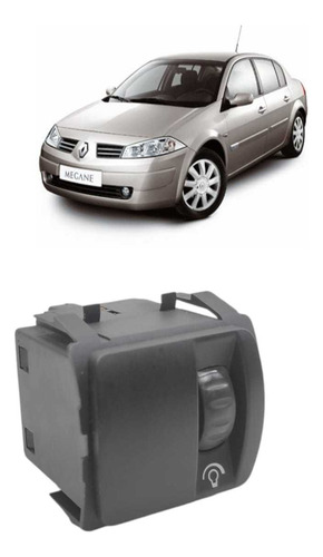 Botão Regulagem Farol Renault Megane 2007 A 2012