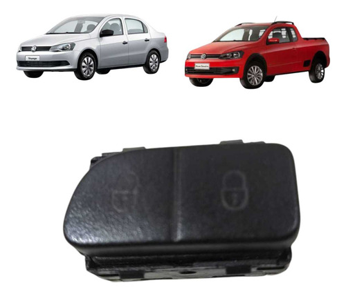 Botão Trava Portas Vw Gol Voyage Saveiro G5 G6 2009 A 2016