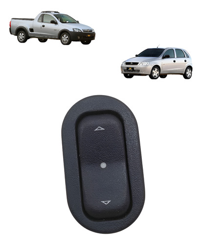 Botão Vidro Elétrico Direito Gm Corsa Montana 2003 A 2010