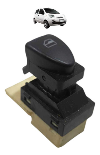 Botao Vidro Eletrico Traseiro Chery Qq 2011 2013 A 2015 Preto