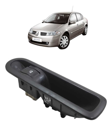Botao Vidro Eletrico Traseiro Direito Megane 2006 2007