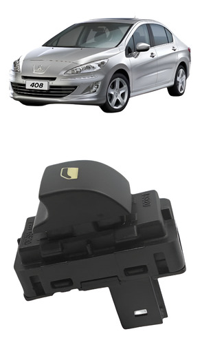Botao Vidro Traseiro Peugeot 308 408 2011 2012 2013 A 2016