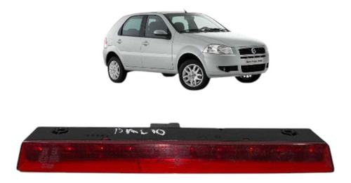 Brake Light Luz De Freio Stilo Palio Elx 2003 Até 2011