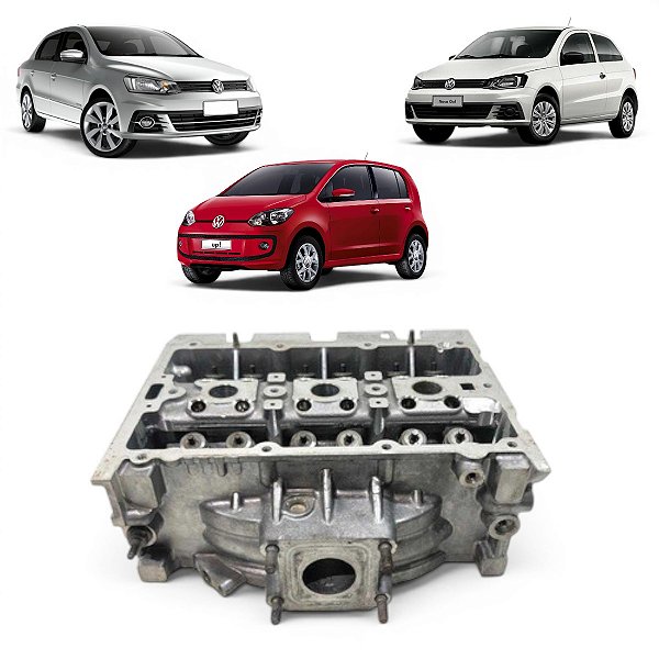 Cabeçote Gol Fox Up Voyage Polo 1.0 3cc 2015 2016 2017 2018