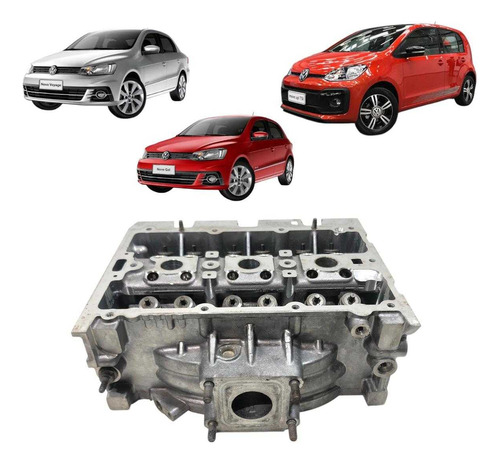 Cabeçote Gol Fox Up Voyage Polo 1.0 3cc 2015 2016 2017 2018