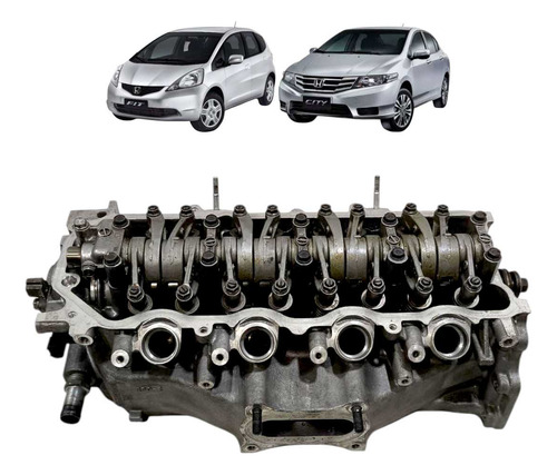 Cabeçote Honda Fit City 1.5 16v 2009 2010 2011 2012 A 2014