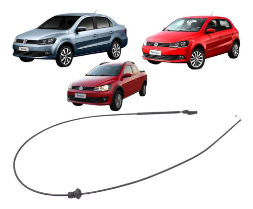 Cabo Abertura Capô Gol Voyage Saveiro G6 2013 2014 A 2016