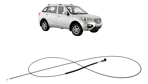 Cabo Abertura Portinhola Tanque Combustível Lifan X60