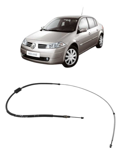Cabo Freio Mão Esquerdo Renault Megane Sedan 2007 2008 2009