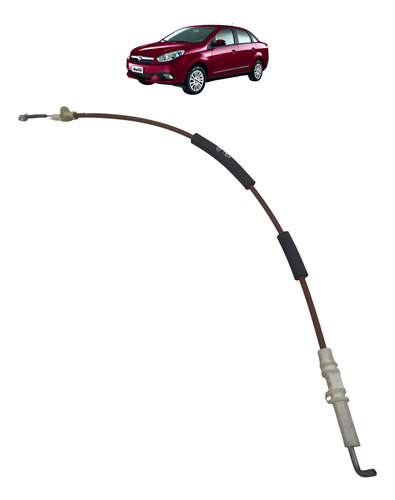 Cabo Maçaneta Interna Dianteira Direita Grandsiena 2012a2021 Marrom-claro
