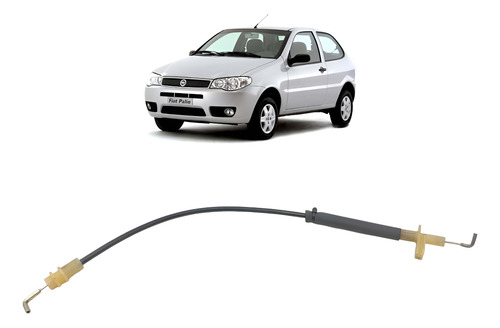 Cabo Maçaneta Interna Traseira Direita Fiat Palio 1997 A 05 Preto