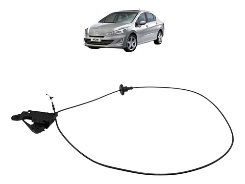 Cabo Puxador Abertura Capo Peugeot 408 2011 2012 2013 A 2015