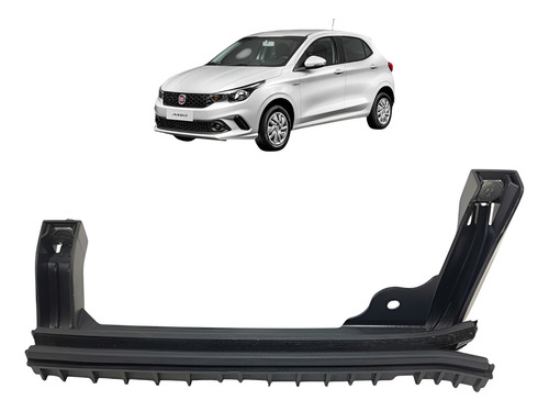 Canaleta Guia Vidro Dianteiro Esquer Fiat Argo 2018 52045905 Preto