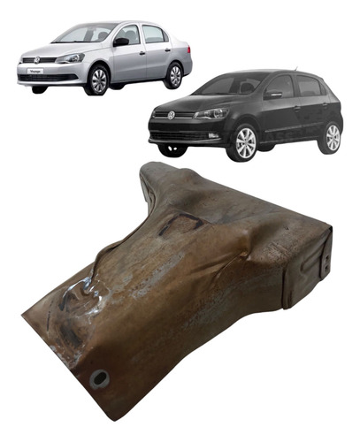 Capa Defletor Coletor Escapamento Gol Voyage G6 2013 A 2016
