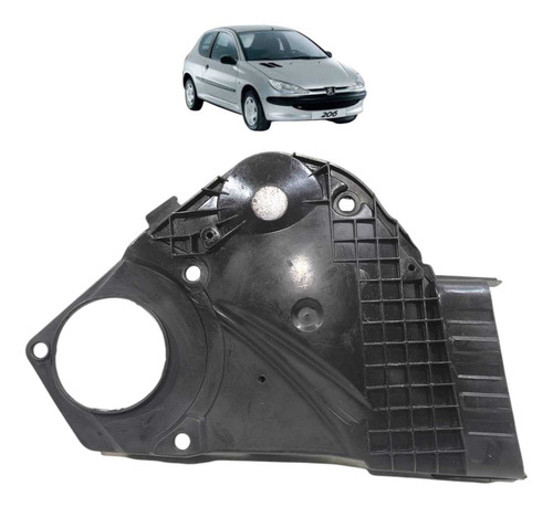 Capa Inferior Correia Dentada Peugeot 206 207 1.4 2005 A 12 Cinza