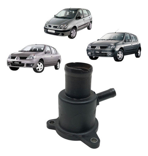 Carcaça Válvula Termostática Renault  Clio 1.6 2004 2005