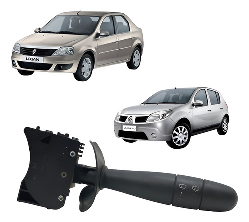 Chave Limpador Parabrisa Sandero Logan Sem Limpador Traseiro