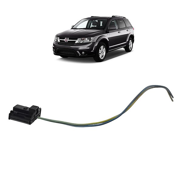 chicote conector atuador caixa evaporadora traseira freemont