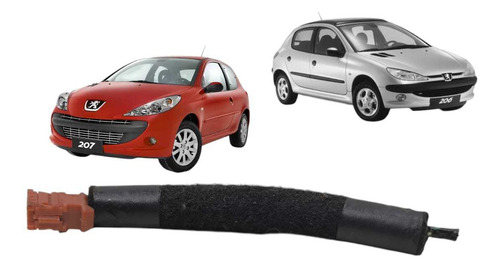 Chicote Conector Plug Botão Airbag Peugeot 206 207 2001/2012